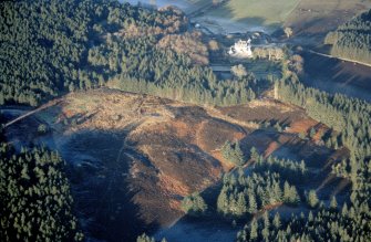 Aerial view of Uppat, S of Brora, Sutherland, looking N.