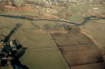 Aerial view of Castle Hill, Brora, East Sutherland, looking N.