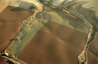 Aerial view of Wester Rarichie Farm, Balintore, Tarbat Ness, Easter Ross, looking ESE.