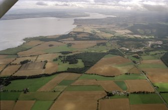 Aerial view of Shandwick and the Cromarty Firth, looking SW.