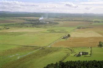 Aerial view of area W of Tornagrain, E of Inverness, looking SW.