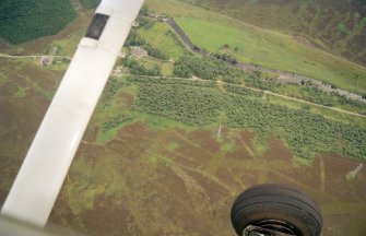 Aerial view of Kildonan Lodge, near Helmsdale, East Sutherland, looking W.