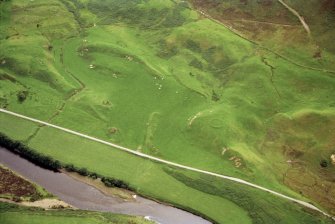 Aerial view of Carnachy, Strathnaver, Sutherland, looking W.