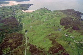 Aerial view of Crask & Farr, Bettyhill, Sutherland, looking NW.