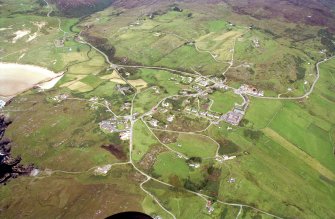 Aerial view of Bettyhill, Sutherland, looking SE.