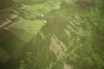 Aerial view of Creag nan Caorach, Kinbrace, Kildonan, Sutherland, looking S.