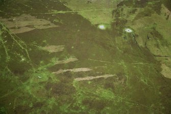 Aerial view of Creag nan Caorach, Kinbrace, Kildonan, Sutherland, looking E.