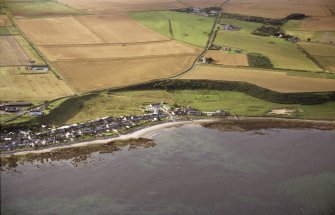 Aerial view of Hilton of Cadboll, Easter Ross, looking NW.