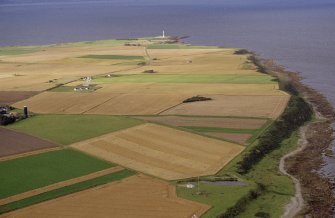 Aerial view of Tarbat Ness, Easter Ross, looking NW.