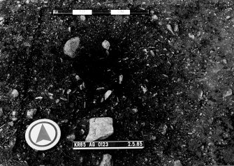 Excavation photograph : AG 0123 - after sample - looking north.
