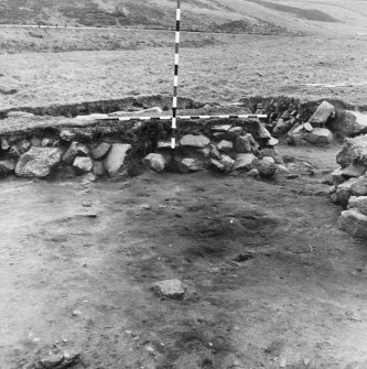 Excavation photograph -cleared central area of cairn