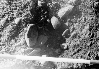 Excavation photograph.  Feature 12