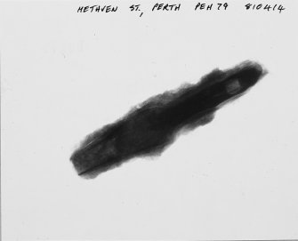 Print of part of one of the large x-rays, showing small finds.