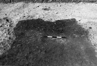 Excavation photograph : F1002 - "pre ex" after edge identified.