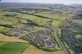 Aerial view of Parks Farm Development, Inverness, looking SW.