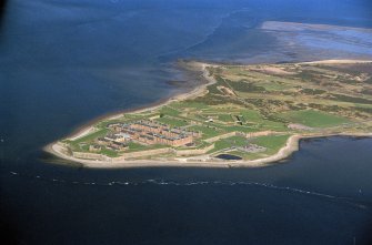 Aerial view of Fort George, Inverness, looking N.