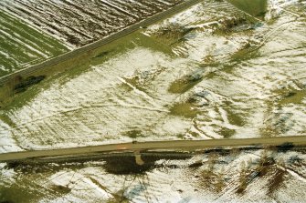 Aerial view of Chapleton School, Boat of Garten, Strathspey, looking N.