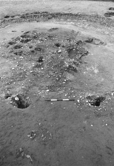 Excavation photograph : trench V - House 6 after removal of paving.