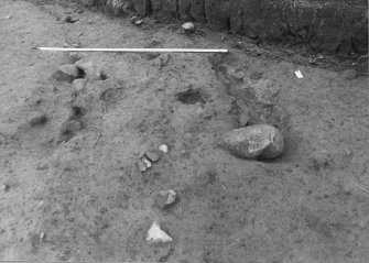 Excavation photograph.  F653, 649 etc excavated.