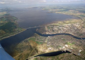 Aerial view of Longman & South Kessock, Inverness, looking, NE.