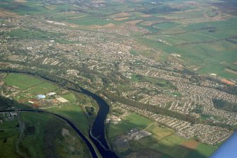 Aerial view of Inverness, looking E.