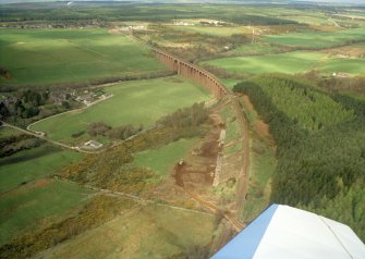 Aerial view of Nairn Viaduct, Inverness, looking NE.