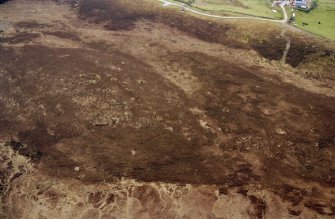 An oblique aerial view of Achnagarron, Rogart, Sutherland, looking S.