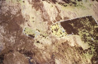 An oblique aerial view of Coilreaney, Clyne, Sutherland, looking S.