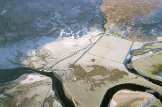 Aerial view of Kilbraur, Strath Brora, East Sutherland, looking W.