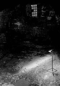 Excavation archive: Interior of main chamber of ground floor of tower, waterlogged. From N.