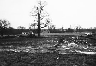 Excavation photograph - the site during excavation, from the N