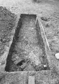Excavation photograph : trench B from W.