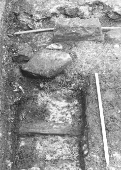 Newark Castle
Frame 31 - Trench B during excavation - from east