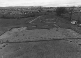 Excavation photograph : site from boom. (site NS89 SW 24 in background)