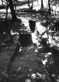 Excavation photograph.
Original negative deteriorating and copy negative made 1995.
Accessed 8 February 1994
