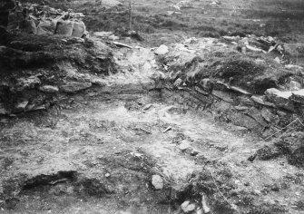 Interior during excavation