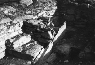 Photograph taken during excavation. View of altar.