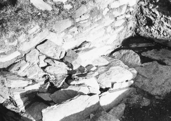 Photograph taken during excavation. View of altar.
