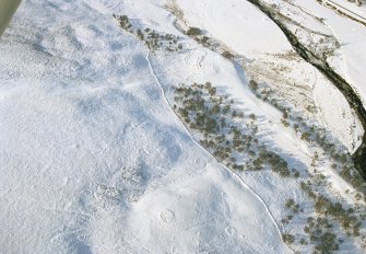Aerial view of Storal, Strath Brora, East Sutherland, looking NW.