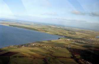 Aerial view of Tain Scalps, Tain, Easter Ross, looking E.