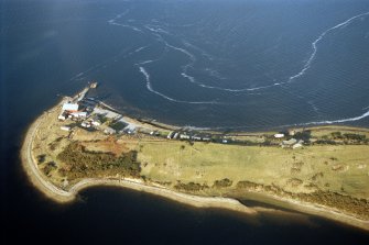 Aerial view of the Ness of Portnaculter, Dornoch Firth, looking NE.