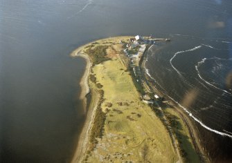 Aerial view of the Ness of Portnaculter, Dornoch Firth, looking W.