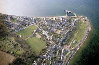Aerial view of Cromarty, Black Isle, Easter Ross, looking NW.