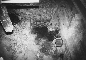 Excavation photograph: area H/X - location of trench within basement area.