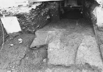Excavation photograph: area X/H - general view of excavated area, from south.