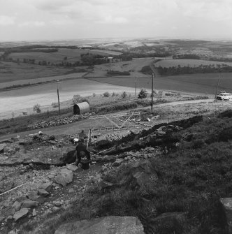 Dunion Hill excavation photograph.

