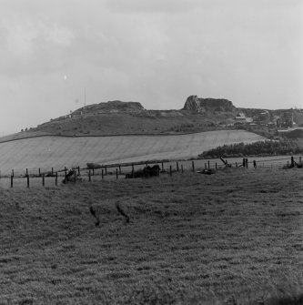 Dunion Hill excavation photograph.
View of Dunion Hill showing quarried area.