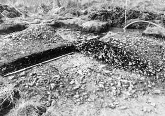 Excavation photograph from East Rhins Burnt Mound project.