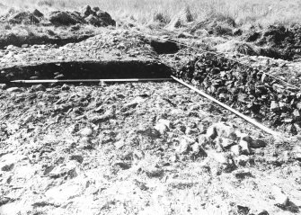 Excavation photograph from East Rhins Burnt Mound project.