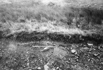 Excavation photograph from East Rhins Burnt Mound project.